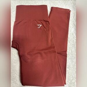 Gymshark High-Waist Seamless Leggings - Deep Brick